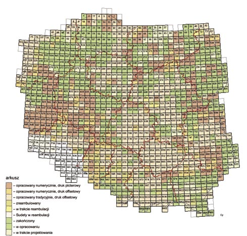 Projekt kluczowy Szczegółowa mapa geologiczna Polski w skali 1:50 000 Szczegółowa mapa geologiczna Polski w skali 1:50 000 (SMGP) stanowi najważniejsze, seryjne opracowanie kartograficzne realizowane