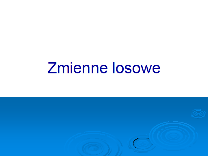 Rozkłady