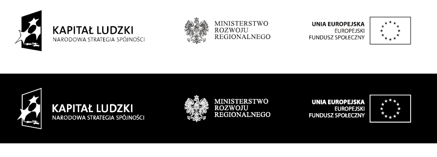 graficznych Programu Operacyjnego Kapitał Ludzki i emblematu Unii