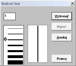 4. Ustalanie koloru i grubości pisaka Oprócz wcześniej już poznanych komend w tym dziale przećwiczymy sobie nowe, takie jak: ukp - ustal kolor pisaka ugp ustal grubość pisaka zamaluj zamalowuje