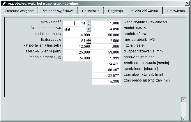 Szacowanie kosztów wytwarzania elementów maszyn oparte 127 technologicznego mo na zastosowa dla projektowanego elementu.