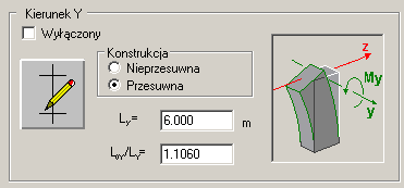 3. Obciążenia (obliczeniowe) Siła podłużna całkowita: N Sd = 270 (kn) Moment całkowity: M Sd = 90 (knm) Stosunek obciążeń krótkotrwałych do długotrwałych: 1 UWAGI DO OBLICZEŃ: Poniżej przedstawione