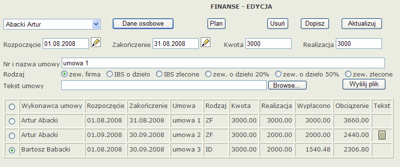 Jan Studziński, Andrzej Ziółkowski Komputerowe wspomaganie zarządzania projektami badawczymi 183 7.