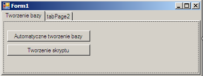 conn.open(); com.executenonquery(); catch (Exception ex) Console.Write(ex); throw new Exception("Nie udało się stworzyć bazy"); finally conn.