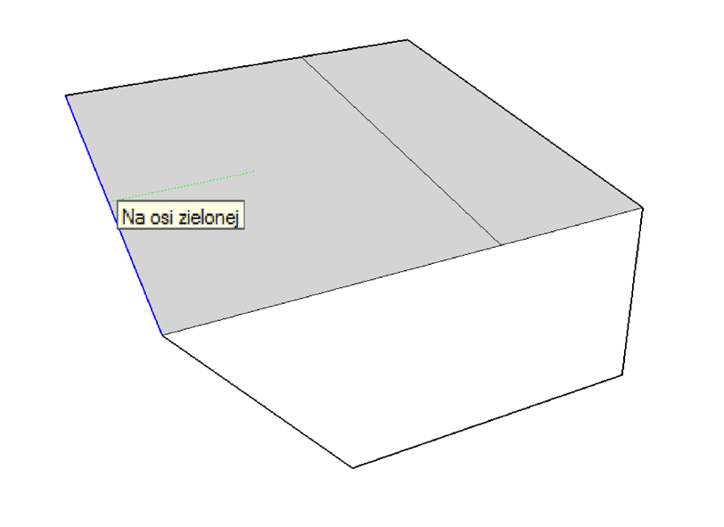 3. Z kolei na ostatnim rysunku pokazano lewą płaszczyznę górną, przesuniętą w lewo. Model zostaje rozciągnięty, przyjmując kształt trapezoidalny.