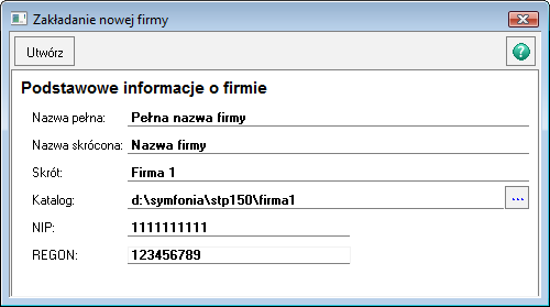 Podręcznik użytkownika Sage Symfonia Środki Trwałe 20 W trakcie pracy "bez firmy" można wykonywać wszystkie podstawowe czynności związane z administrowaniem danymi firmy.