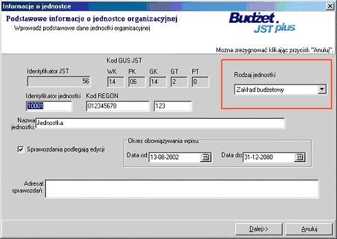 12. Bilanse 12.1 Bilans jednostki. Pocz-wszy od wersji 2.6.14 wprowadza si do modu5u JB obs5ug sprawozda0 bilansowych. Sprawozdania te s- dostpne tylko w IV kwartale na zak5adce Bilans.