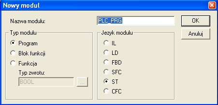 3. Pierwszy program 13 3.3 Programowanie Na komputerze PC musi być poprawnie zainstalowane oprogramowanie XSoft-CoDeSys-2.