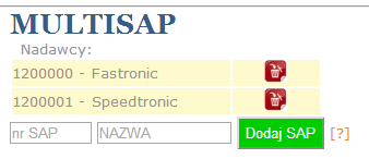 W panelu ustawień znajduje się: a) Adres serwera FTP b) Login do serwerra FTP c) Hasło do serwera FTP d) Port do komunikacji z serwerem FTP e) Katalog główny gdzie zapisują się pliki XML f) Formularz