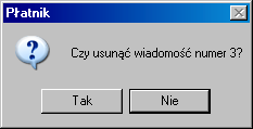 W zaleno?ci od zainstalowanego klienta pocztowego moe zostat wy?wietlone okno, w którym naley potwierdzit decyzj odebrania wiadomo?ci. 4. Po pobraniu wszystkich wiadomo?