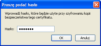 Slajd 69 firefox dodanie certyfikatu użytkownika Ponieważ importujemy certyfikat w formacie PKCS12, który zawiera również