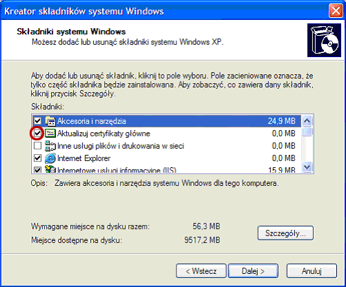 W zakładce zaawansowane zaznacz parametry: Nie zapisuj zaszyfrowanych stron na dysk, Sprawdź czy certyfikat serwera nie został cofnięty, Użyj SSL 3.