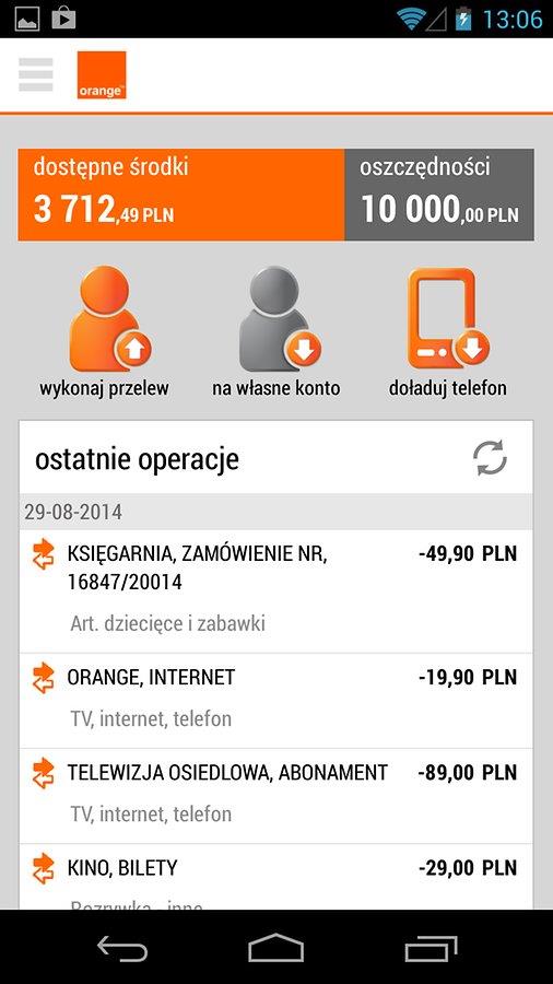 Strategiczny alians z Orange W dniu 22 marca 2014 roku, mbank nawiązał strategiczną współpracę z jednym z największych operatorów telekomunikacyjnych w Polsce Orange Polska S.A.