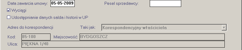 Wyciągi w formie korespondencyjnej są wysyłane przez Bank raz na miesiąc. Wyciągi są bezpłatne.