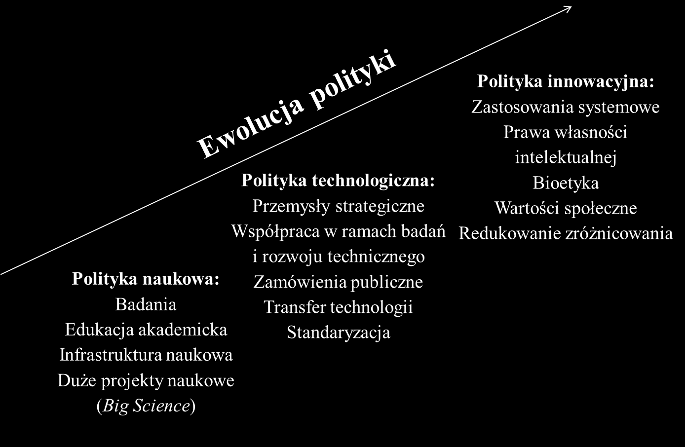 na temat znaczenia praw własności intelektualnej, bioetyki oraz redukcji przestrzennego i funkcjonalnego zróżnicowania aktywności innowacyjnej.