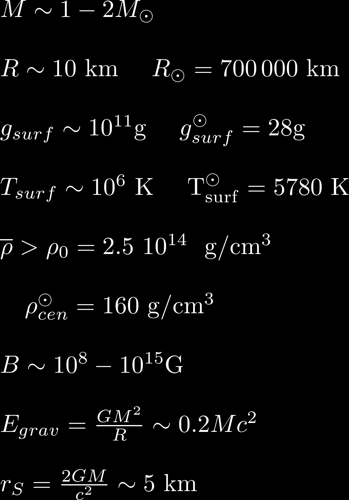 GN - podstawowe parametry - obecność skorupy - ciekły rdzeń niepewny skład chemiczny