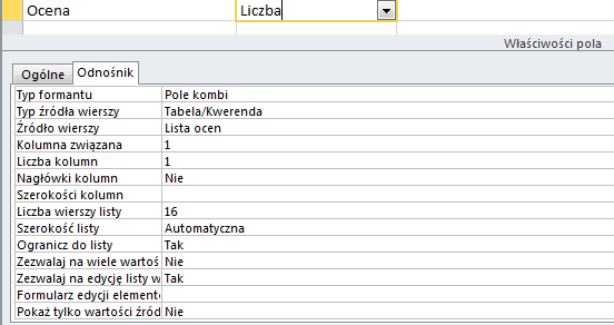 - 6 - Ćwiczenie 8. W tabeli Studenci dodaj nowe pole Data urodzenia i zastosuj odpowiedni format. 4.