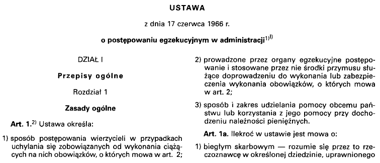 Wyknalnść przymuswa Wyknanie bwiązków wynikających z decyzji jest przymuswe. Nierespektwanie tych bwiązków pwduje uruchmienie śrdków przymusu.