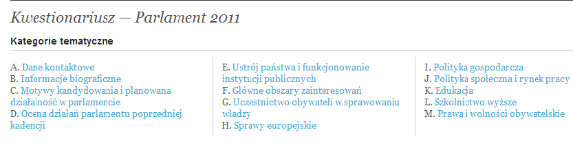 Przykładowy podział