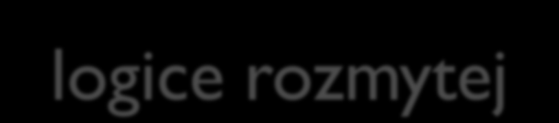 Podstwowe reguł wniosowni w logice rozmtej Definicj: Uogólnioną rozmtą regułę wniosowni modus ponens oreśl nstępując schemt Przesłn jest Implicj IF jest THEN jest Wniose jest gdzie X orz Y są ziormi