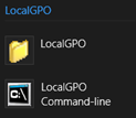 Po pomyślnym zainstalowaniu LocalGPO w ramach Menu Start dostępny jest folder LocalGPO: Rys.2.5.1 Folder LocalGPO w Menu Start. 2.6.