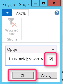 2. Otwieramy listę Deklaracji VIES (Działy/Zarządzanie finansami/czynności okresowe/vat) i tworzymy nową deklarację. W Typie transakcji Handlowej należy wpisać Oba 3.