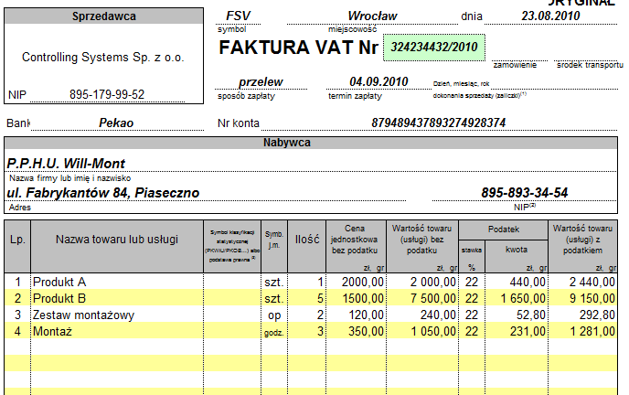 TABELA FAKTÓW RAPORT MODELOWANIE WYMIARY I KOSTKI Klient Produkt Handlowiec Data Cena Ilość Wartość netto Upust