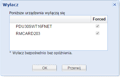 Typ: liczba urządzeń UPS/PDU/ATS PowerPanel Business Edition Operacje na grupach Niektóre lub wszystkie urządzenia w grupie umożliwiają wykonanie wybranych operacji: Komputery na gniazdach