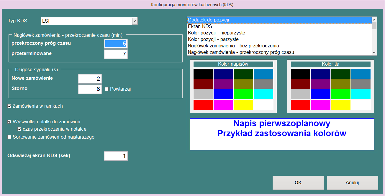 Proszę zalogować się do Gastro Szef-a z pełnym poziomem uprawnień, a następnie przejść do Serwis -> Konfiguracja systemu. W konfiguracji systemu przechodzimy do zakładki Opcje 1.