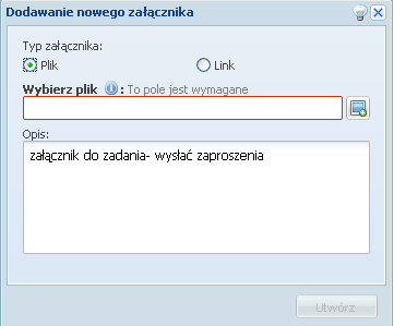 12. Załączniki Dzięki opcji załączniki, system Firmao może być wykorzystywany jako sieciowy dysk twardy, na którym można przechowywać pliki, dokumenty związane z danym obiektem, np.