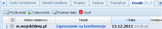 77 Zakładka Zadania umożliwia przegląd wszystkich zadań, wykonywanych dla danego kontrahenta lub przez kontrahenta-podwykonawcę.