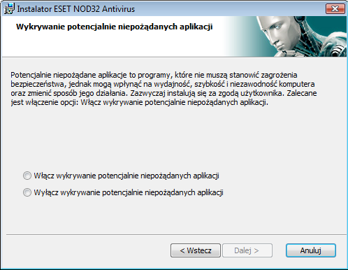 2. Instalacja Po zakupie programu ESET NOD32 Antivirus z witryny internetowej firmy ESET należy pobrać program instalacyjny w postaci pakietu msi.