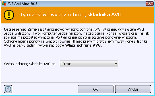 nowego oprogramowania itp. Należy pamiętać, że wstępny limit czasu, który można ustawić, to 15 minut i wartość ta nie może zostać zmieniona z przyczyn bezpieczeństwa.