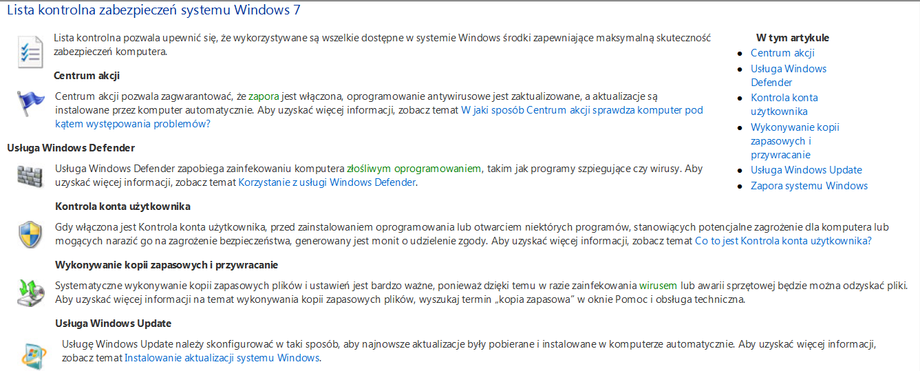 przed złośliwym oprogramowaniem, które pomaga chronić komputer przed programami szpiegującymi i innym niepożądanym oprogramowaniem,takim jak adware.