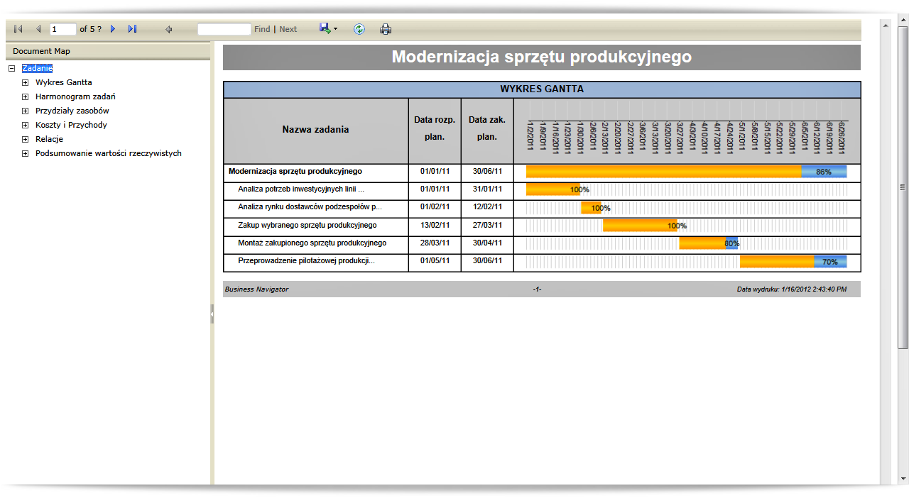 Rysunek 25 Szczegóły projektu Rysunek