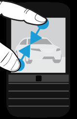 Ustawienia 4. To move around the magnified screen, use two fingers to move the screen in the direction you want to go.