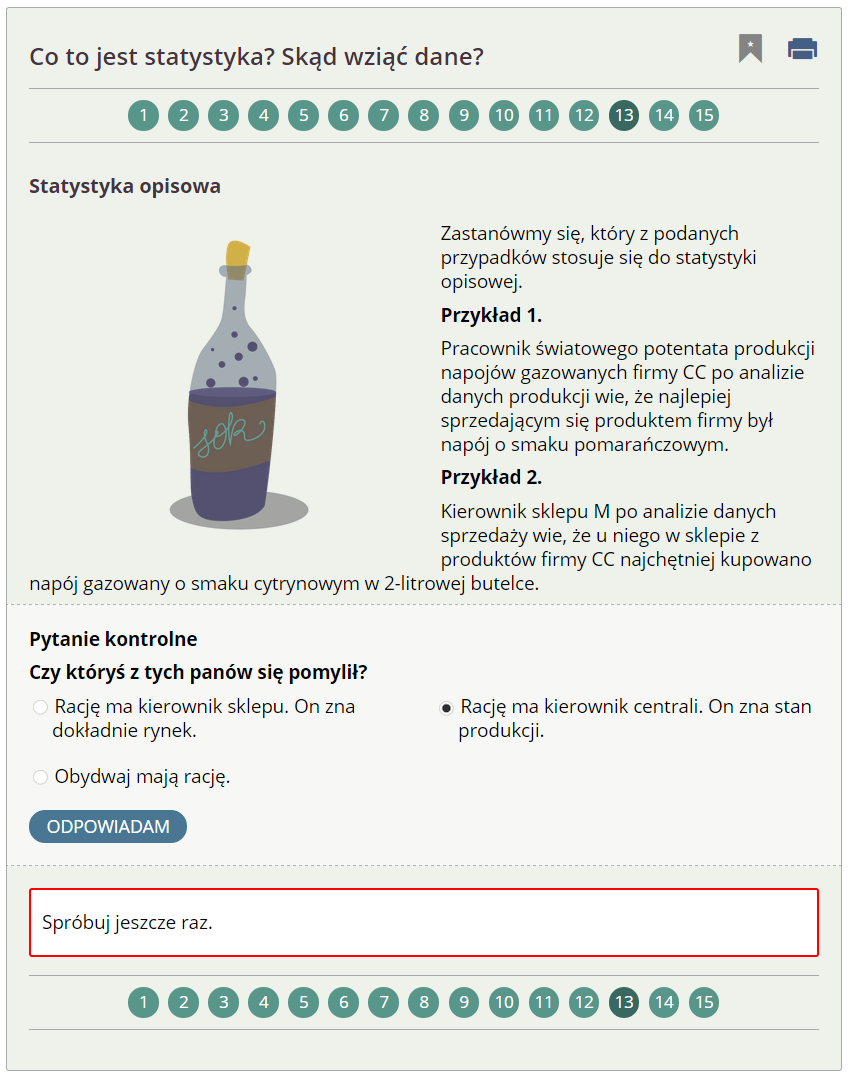 Tak wygląda slajd na platformie: Staraj się, aby stosowane multimedia czyniły kurs dostępnym i atrakcyjnym dla osób o różnych preferencjach poznawczych nie ograniczaj się wyłącznie do aspektów