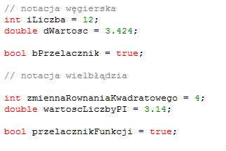 pożądanym jest w tym przypadku zamknięcie ich w funkcji i następnie jej wywoływanie. Ogranicza to nadmiarowośd kodu i wpływa pozytywnie na jego czytelnośd.