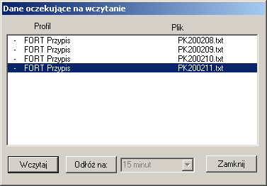 Przed rozpoczęciem importowania plików tekstowych PK...txt i FortKlNowy.txt należy w SYMFONII ustalić katalogi wymiany danych.