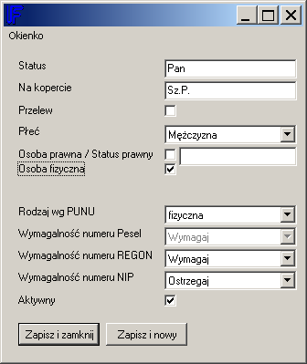 Rozpoczęcie pracy z modułem Wymagalność słowników - wprowadzenie nowych i ujednolicenie już istniejących słowników Rejestrowane w programie dane, które jednocześnie są wymagane przez UFG muszą być