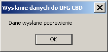 Dopiero po uzupełnieniu numeru można powtórnie przystąpić do wysłania pakietu. Po zapisaniu pliku z pakietem program pyta się czy zaznaczyć polisy jako wysłane?