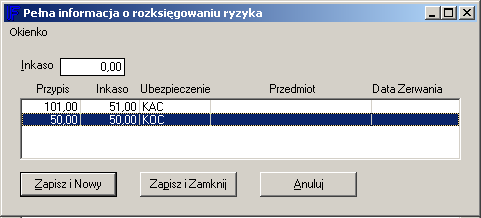 Zdarza się, że klient płaci nam równocześnie raty kilku polis, lub kilka rat jednej polisy a Agent przyjął całą składkę na jednym KP. W jaki sposób zarejestrować taką wpłatę?