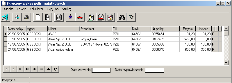 Jeżeli znajdą się podejrzane operacje program przedstawia komunikat z pytaniem czy ma pokazać podejrzane operacje.