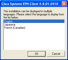 Proces instalacji programu VPN Client Proces instalacji rozpoczynamy od uruchomienia pliku wykonywalnego VPN8.01_install.exe.
