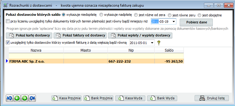 Dumpingowiec - Instrukcja Użytkownika 108 Zestawienie można wydrukować także do pliku pdf wybierając przycisk Drukuj z ikonką PDF, aby wysłać go do klienta np. e-mailem. Rozdział 16.