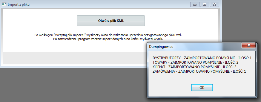 Dumpingowiec - Instrukcja Użytkownika 147 przykładu było założenie, że ID ma postać typu {689e5747-b4fa-4a76-94b2-cf3e184928ec} czyli taką jaka występuje np. przy bazach mssql.