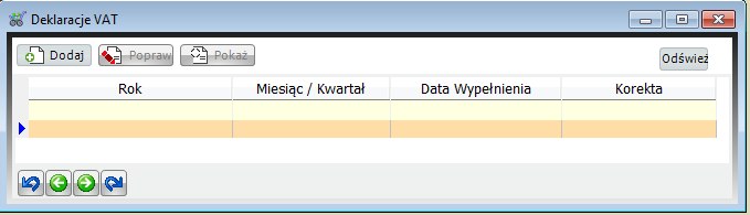 Dumpingowiec - Instrukcja Użytkownika 89 W samych rejestrach nie wybieramy miesiąca a zakres dat, możemy więc wziąć zakres 3 miesięcy (kwartalne rozliczanie), 1 miesiąc czy jeden dzień przy podejrzeć