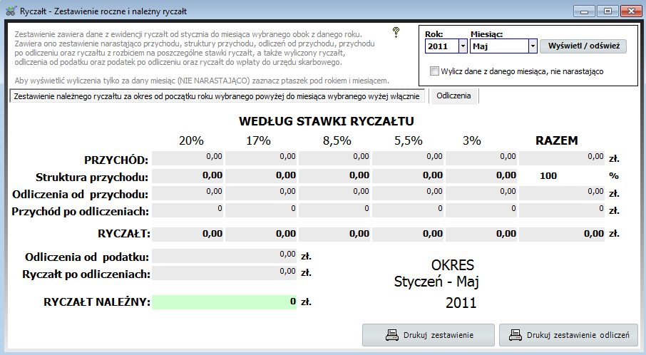 Dumpingowiec - Instrukcja Użytkownika 99 Nowy wpis tworzy się dokładnie tak jak wpis w księdze, albo klikając na Dodaj wpis (w oknie z ewidencją lub w głównym oknie programu w zakładce Księgowość )