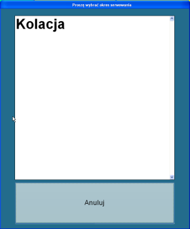 7.15. Otw. rachunku Rysunek 240 Czy można otworzyć rachunek ustawienie wyboru jakie typy rachunków można otworzyć w programie ( Na wynos z dostawą potrzebuje osobnej licencji na moduł delivery ).