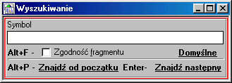 Lista danych zawsze zawiera jedną kolumnę wyróżnioną (z zależności od ustawień na przykład kolorem zielonym). To kolumna, według której sortowane są dane.